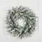 Northlight Real Touch™️ Flocked Wind River Fir with Berries Artificial Christmas Wreath - 24" - Unlit